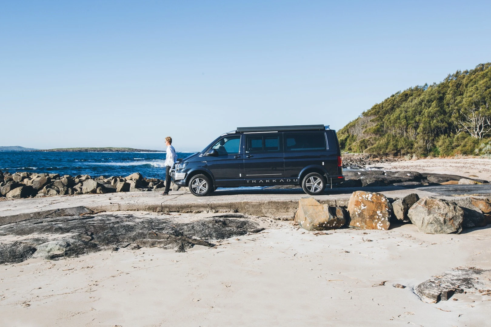 The Trakkadu AT is ready to venture over the road, through the forest and onto the beach