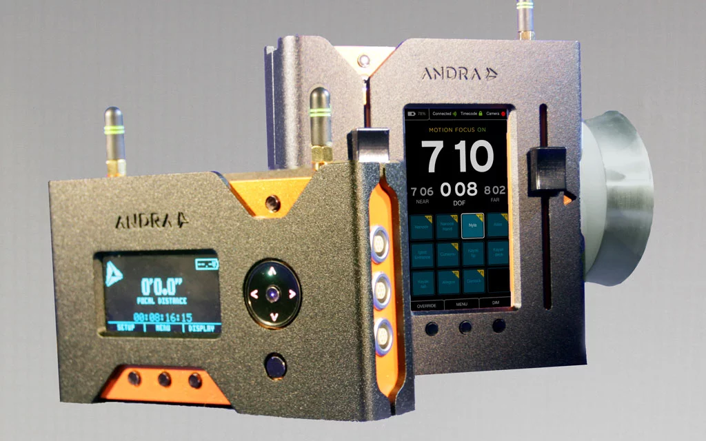 Andra's motion focus system – hand held control box