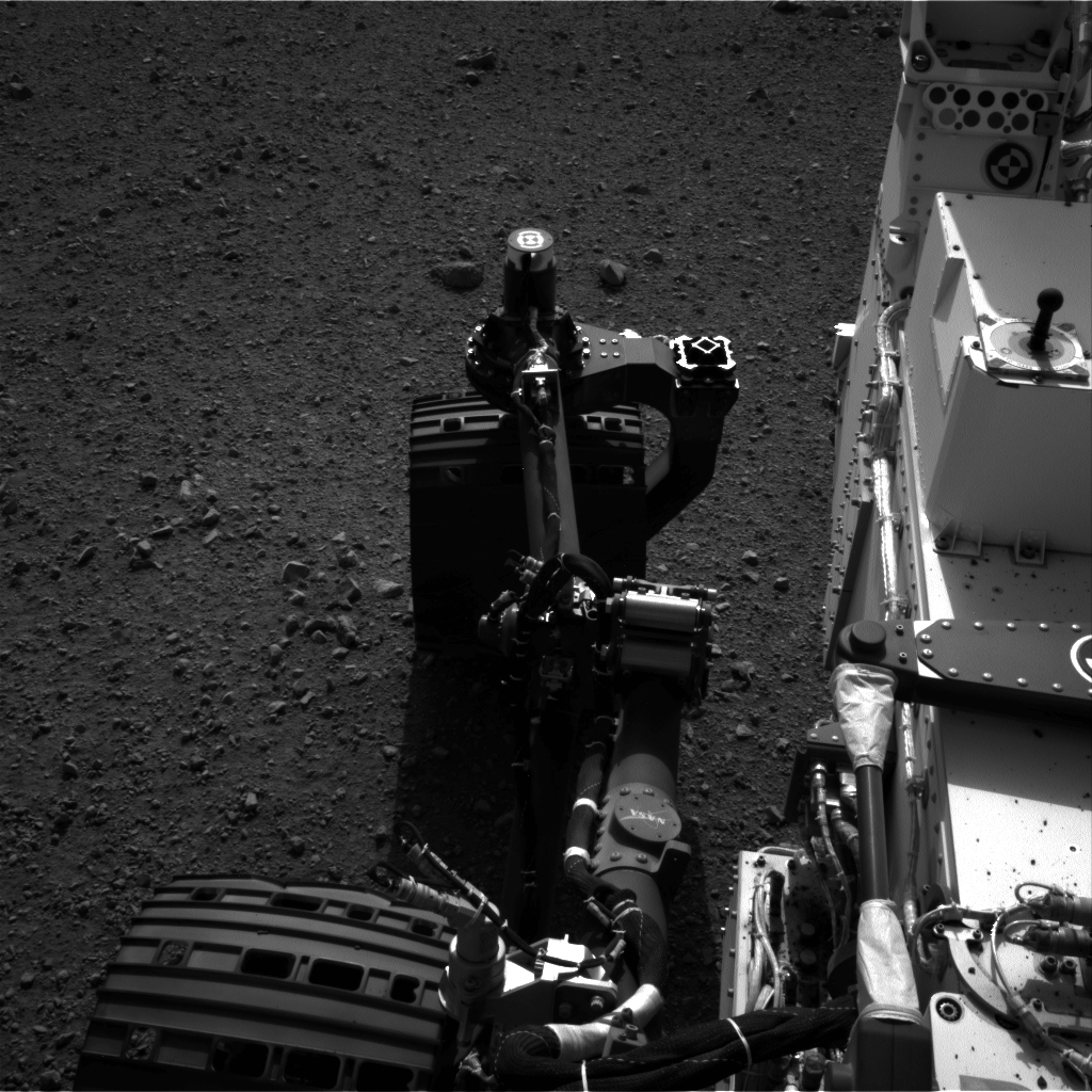 Animated gif of Curiosity's wheel test (Image: NASA/JPL-Caltech)