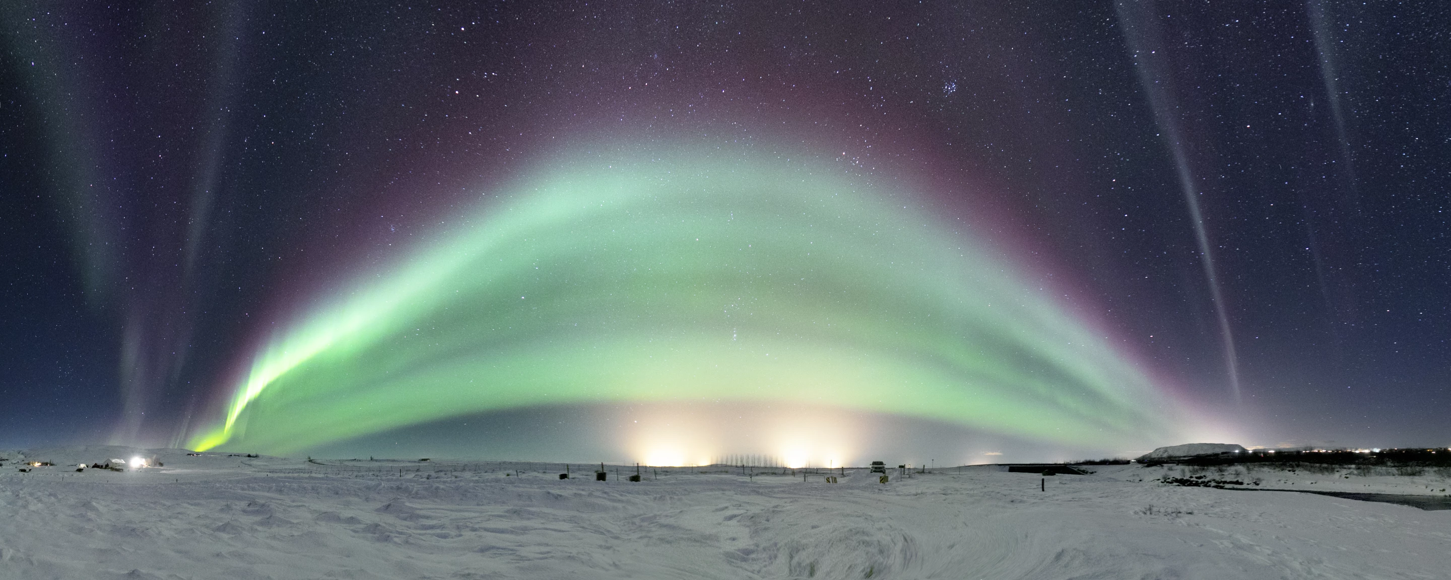 Highly Commended - Young Competition. Light Bridge in the Sky.