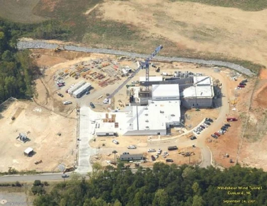 The Windshear facility takes shape in North Carolina.