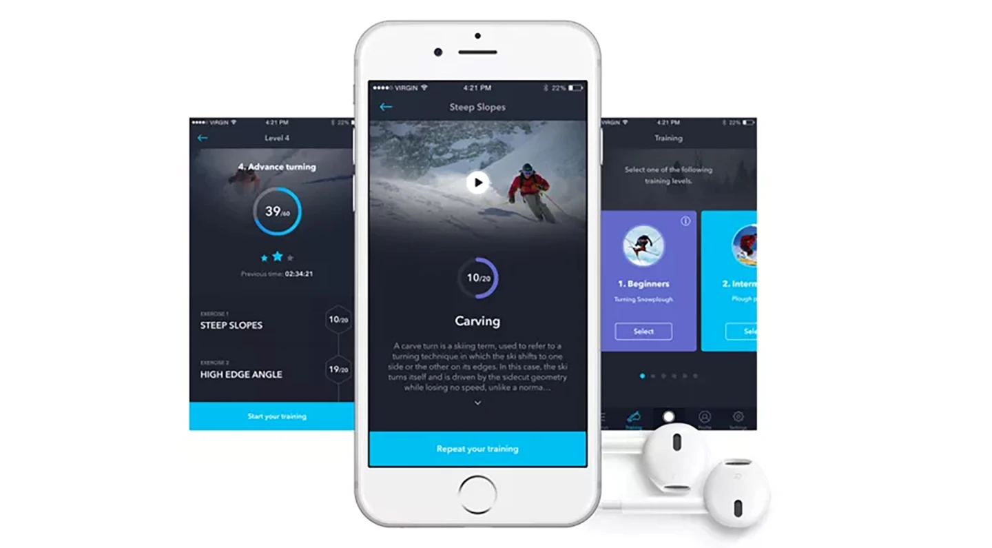 The Carv system can overlay data with video