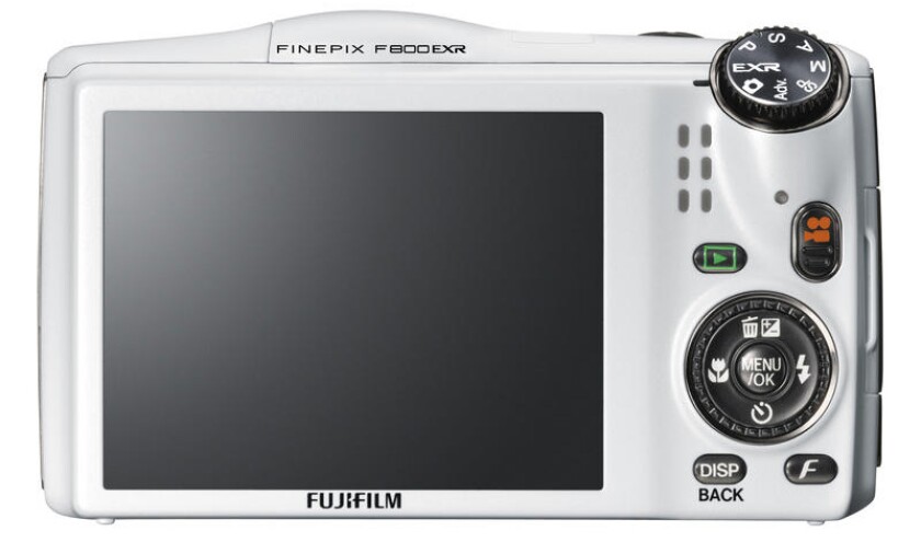 The Fujifilm F800EXR has a 16 megapixel EXR-CMOS sensor, can shoot Full HD movies (1920x1080 pixels) and turns on and is ready to shoot in 1.5 seconds