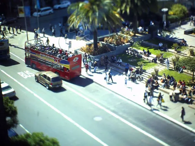 A tilt-shift photograph taken with the NeinGrenze 5000T (Photo: Photojojo)