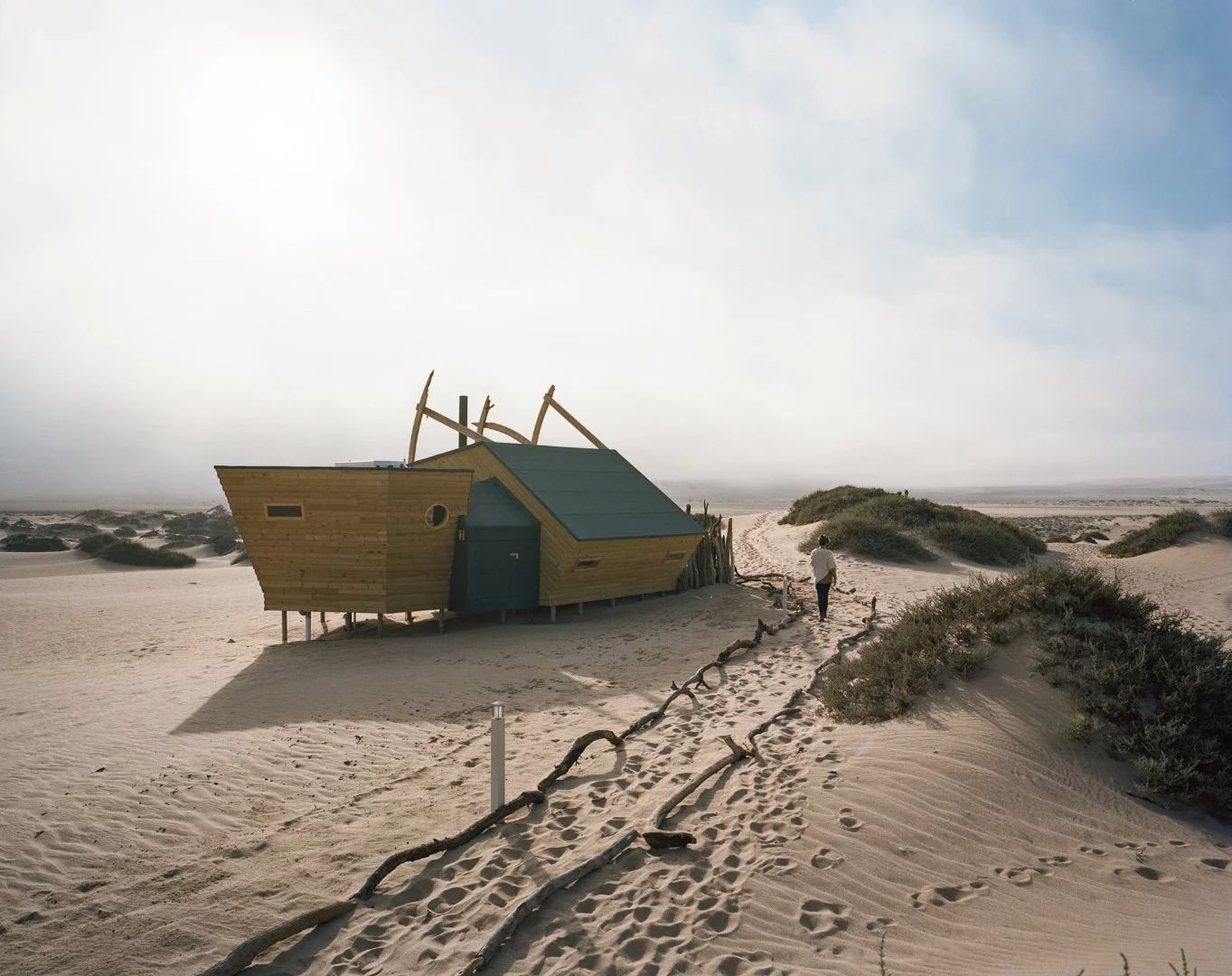 Shipwreck Lodge is a collection of 10 eco-minded cabins inside Skeleton Coast National Park