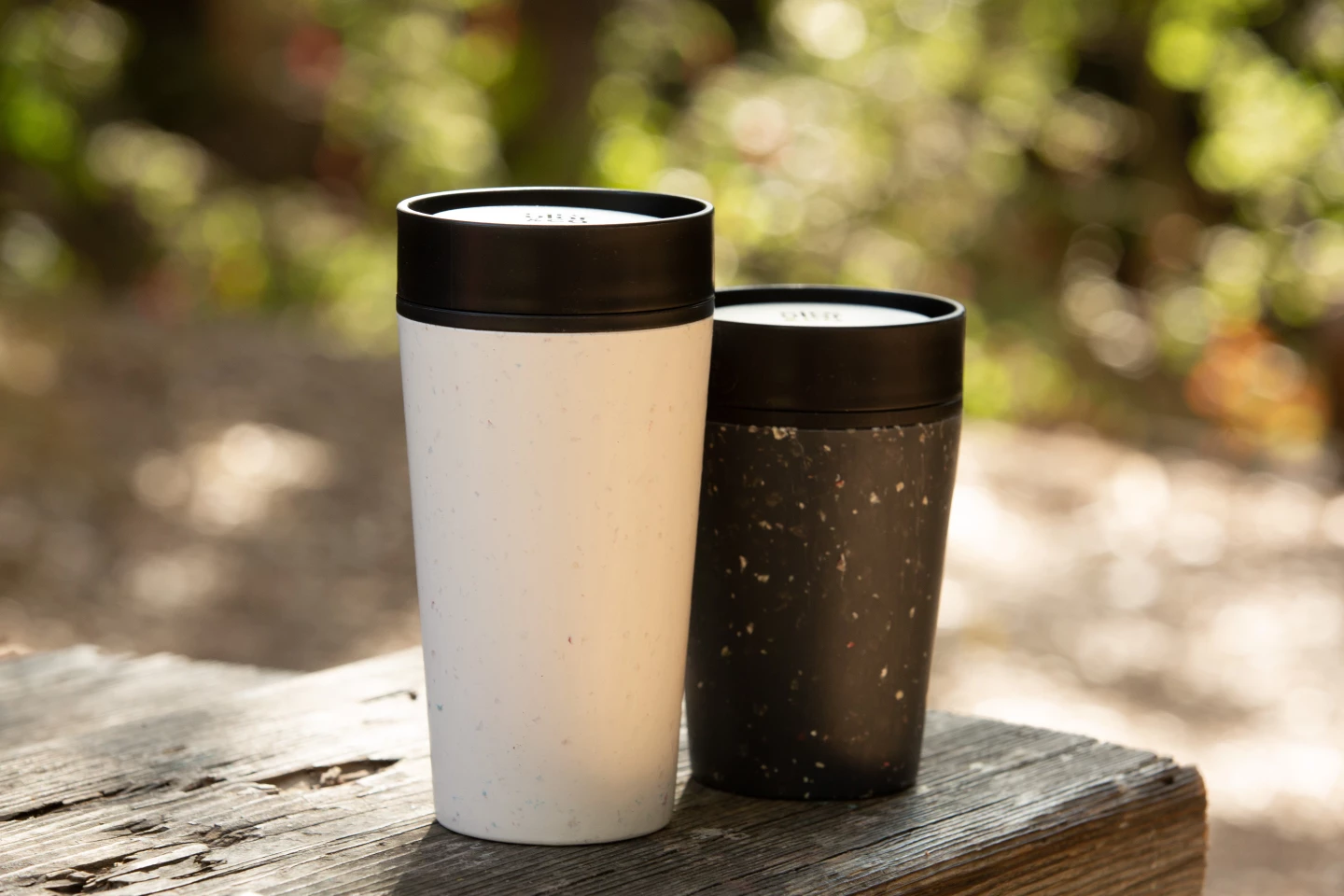 The Circular Travel mug starts off as recycled material and ends up that way