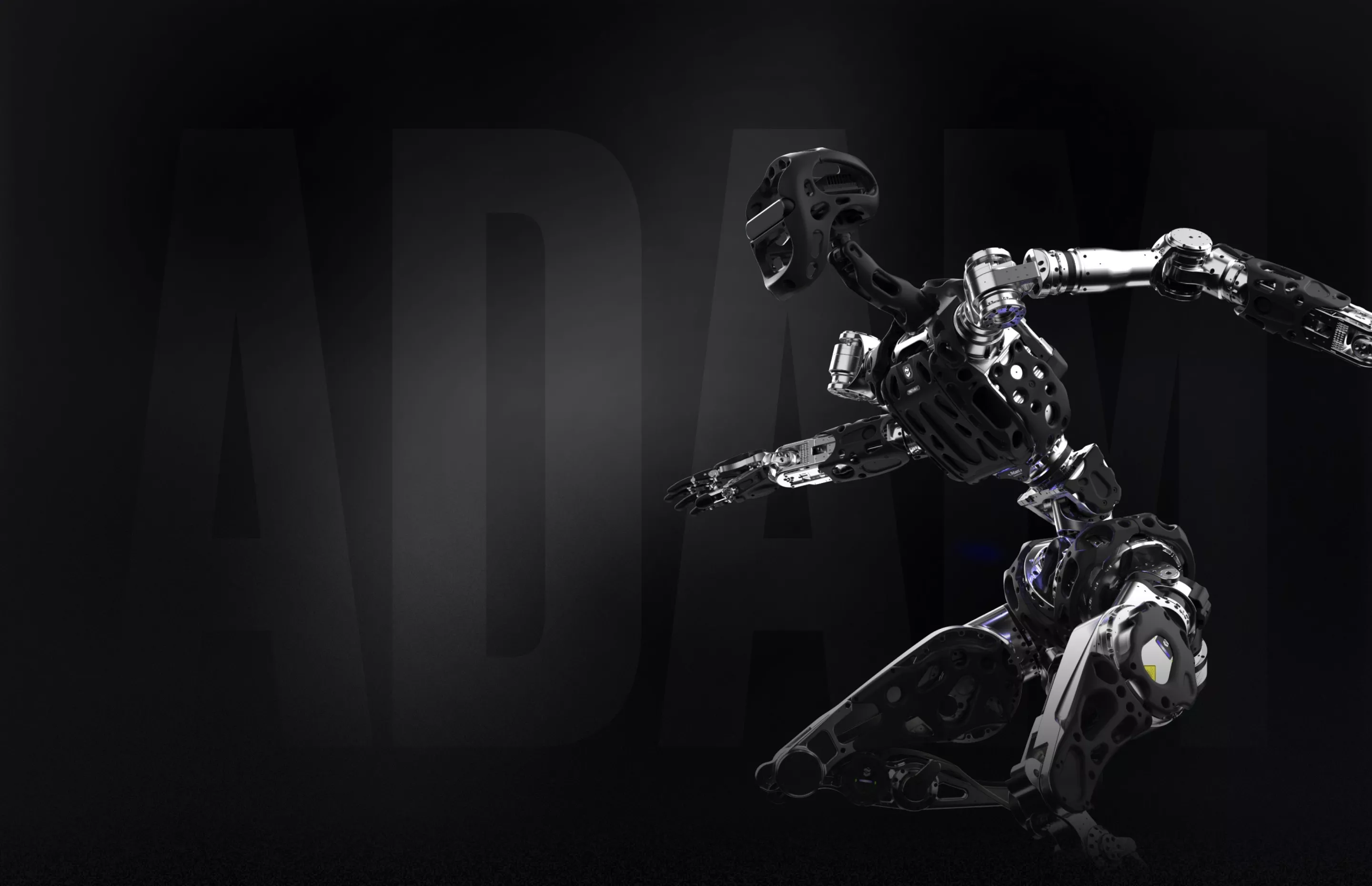 Given the aggressive stance of the promo shot, it's no surprise that PNDbotics elected to clothe Adam in rockstar attire to take the edge off the Terminator vibes