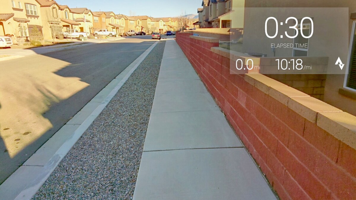 The Strava Run app serves as a quick and easy pedometer