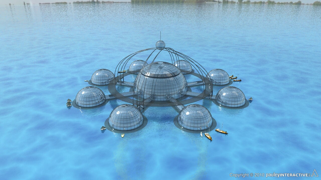 Sub-Biosphere 2 is a concept for a self-sustaining marine environment for human, animal and plant life.