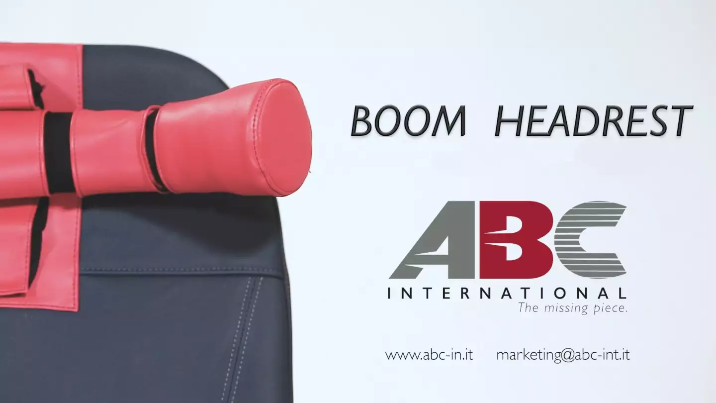 The Boom can be fitted to any new airline seat, or retro-fitted to existing ones
