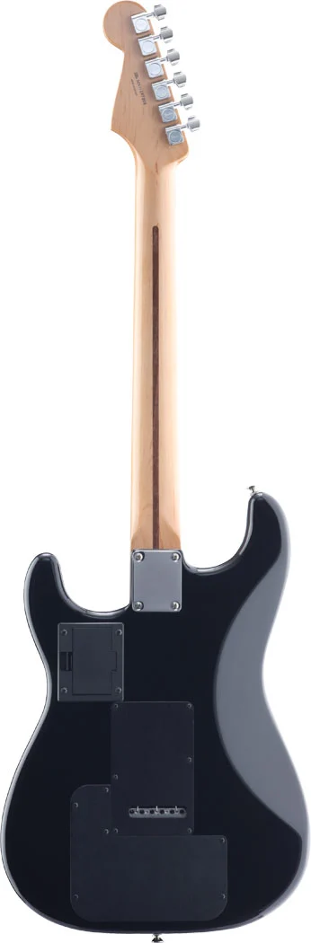 The rather busy back of the G-5 gives away the fact that there's something quite a bit different about this guitar