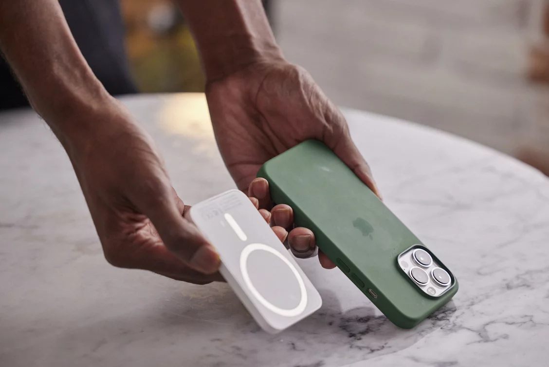 While designed for the iPhone, the Magmo can also be used with non-Apple phones that have a MagSafe-like magnetic ring