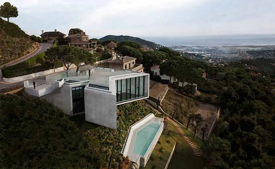 X House offers luxury living in the hills above Barcelona, Spain
