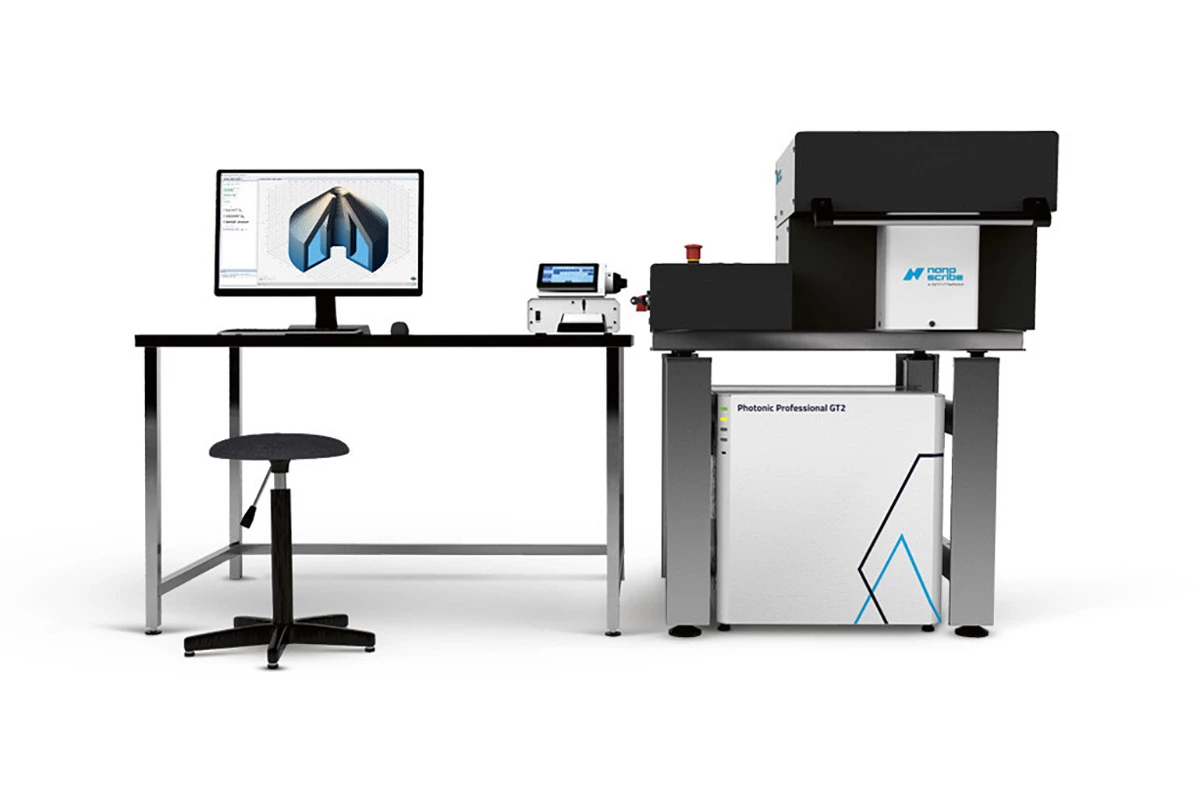 This Nanoscribe Photonic Professional GT2 can print nanoscale material prototypes, and it's as expensive as you might expect