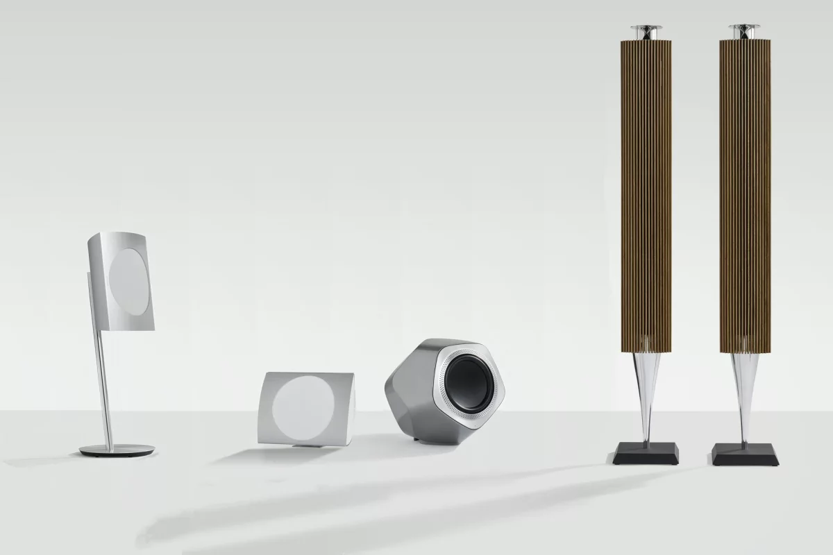 The new Immaculate Wireless Sound BeoLab speakers from Bang & Olufsen