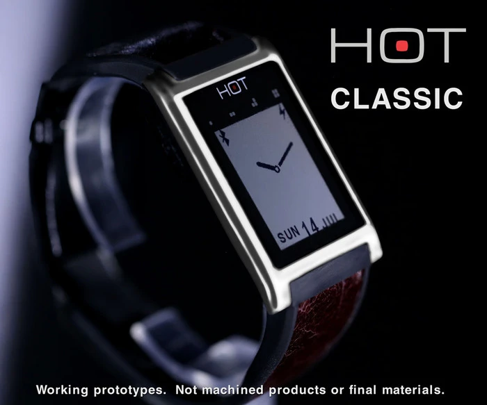 The developers have built several working prototypes of their new smartwatch in a variety of styles, but they still need to finalize the design and begin manufacturing it