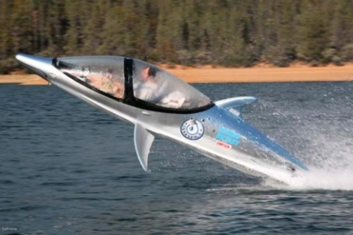 The Seabreacher not only looks like a dolphin, it can dive and jump like one, too