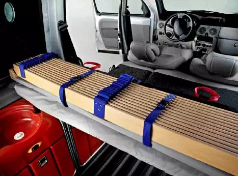 The Lidoo bed preserves space via a raised frame and collapsible design