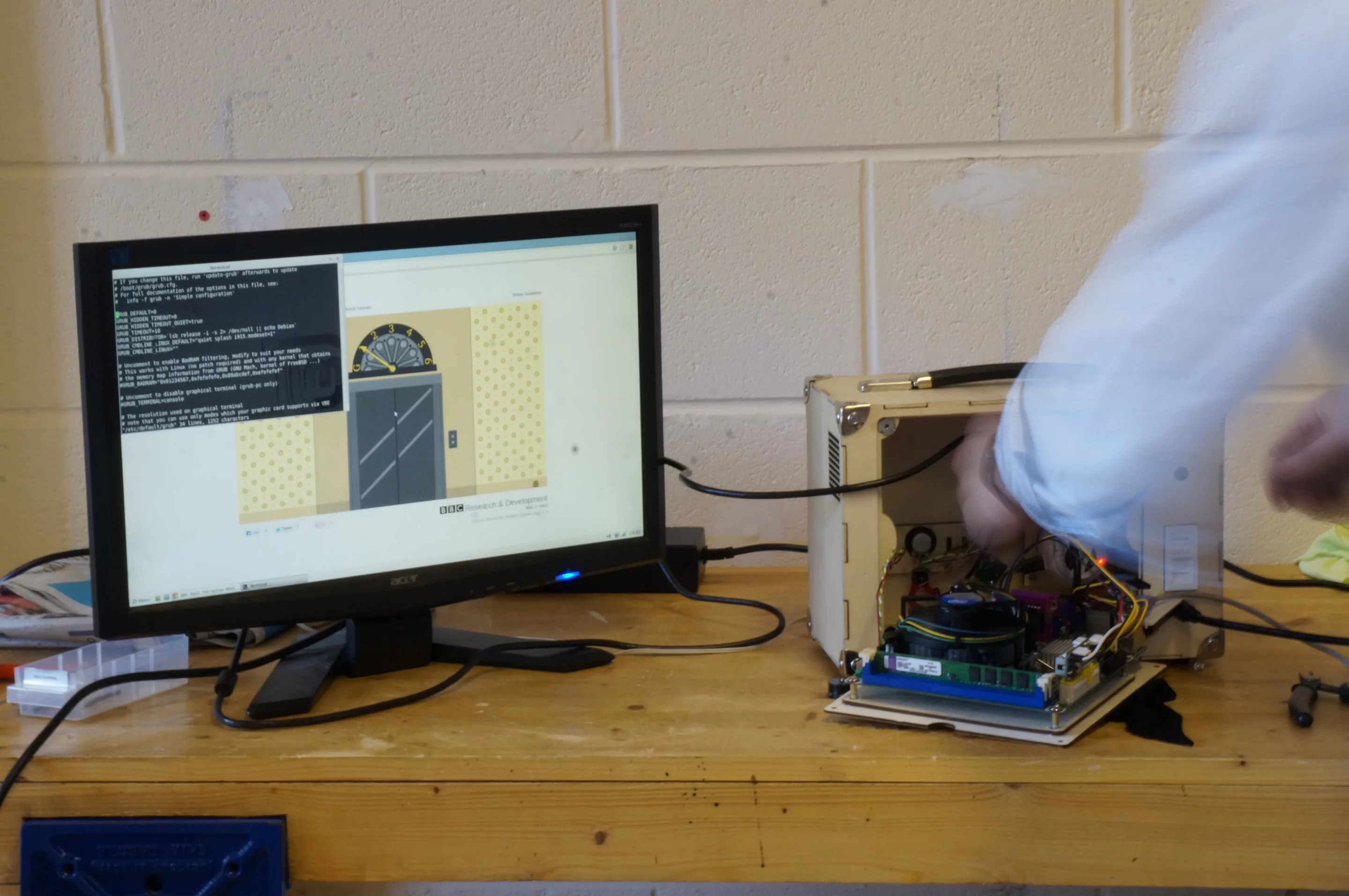 Testing the Perceptive Radio (Photo: Mudlark)