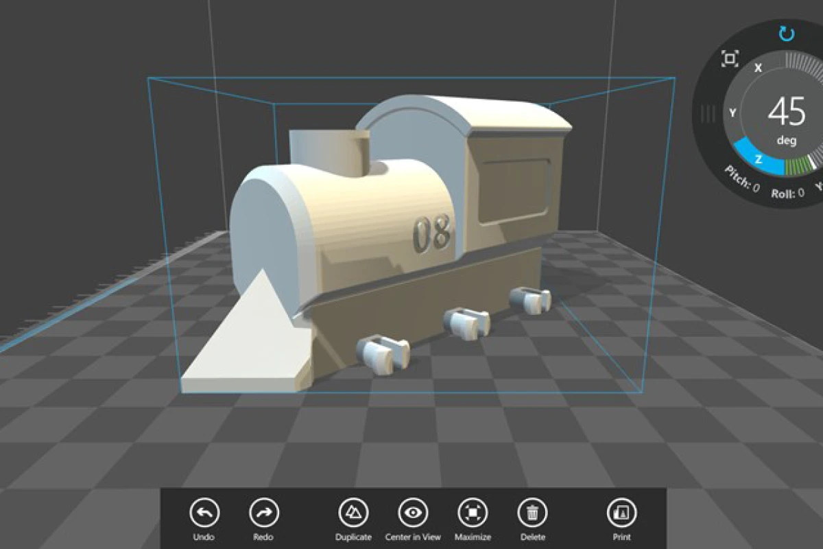 3D Builder is a new 3D printing app from Microsoft for Windows 8.1