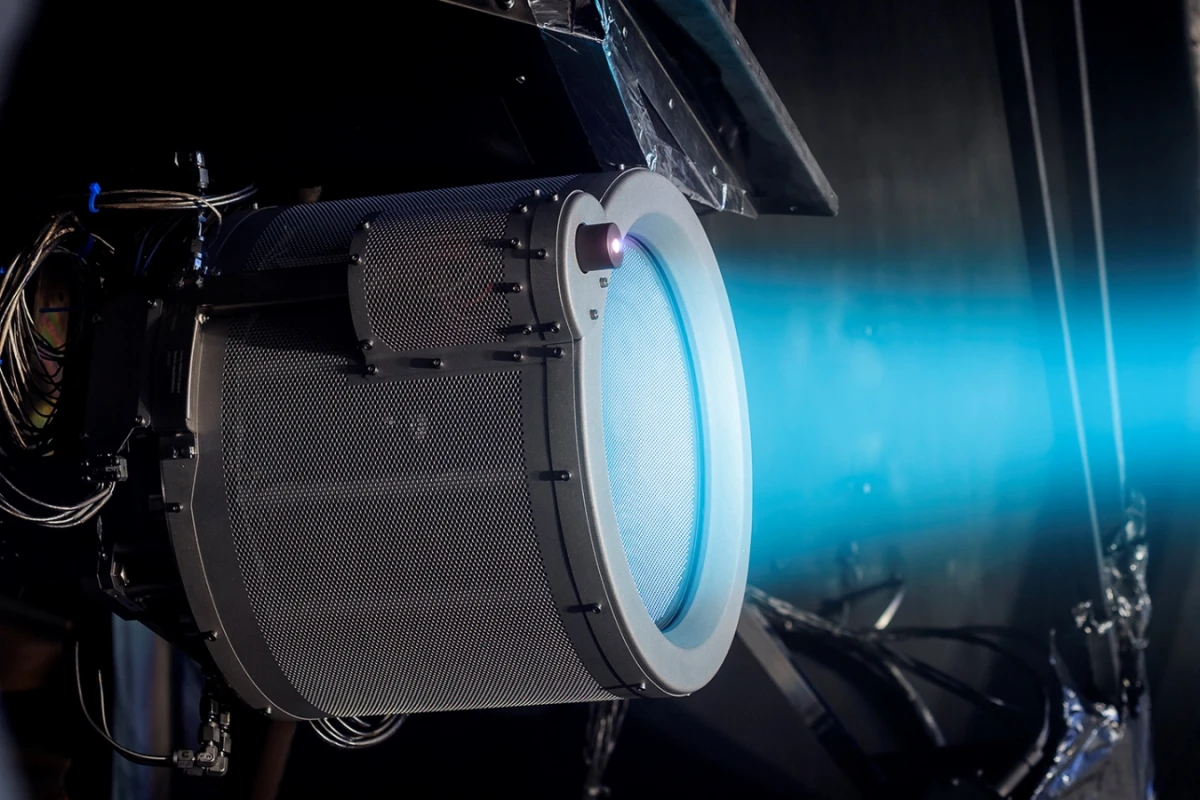 The T6 ion thruster will help send BepiColombo to Mercury