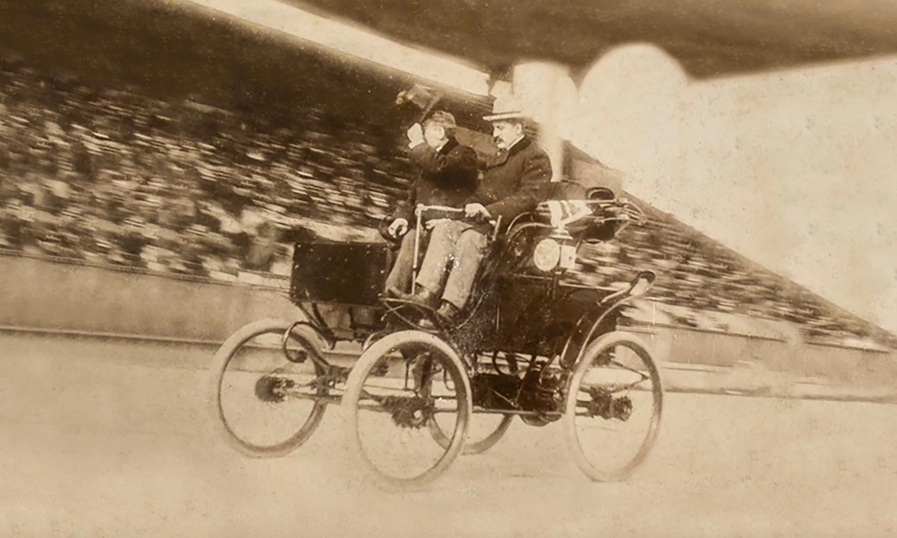 The 1898 Riker Electric was one of the fastest cars in America during its time, and was used as personal transport by Andrew Riker's wife until 1930
