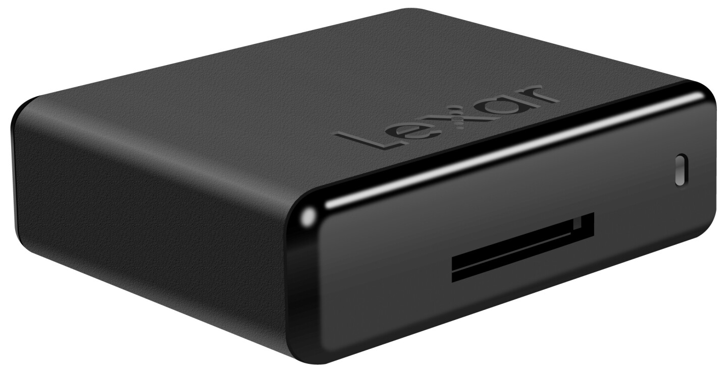 The Lexar Professional Workflow SR1 is the SD card reader for the HR1 hub