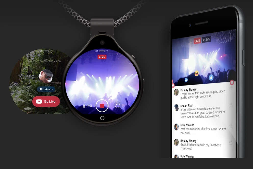 The FrontRow has an 8MP main camera