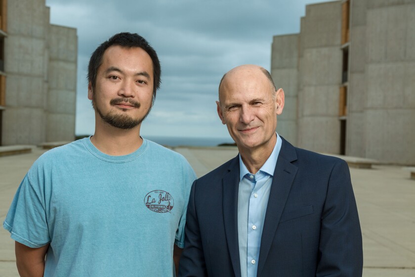The Salk Institute's Masakazu Kurita and Juan Carlos Izpisua Belmonte