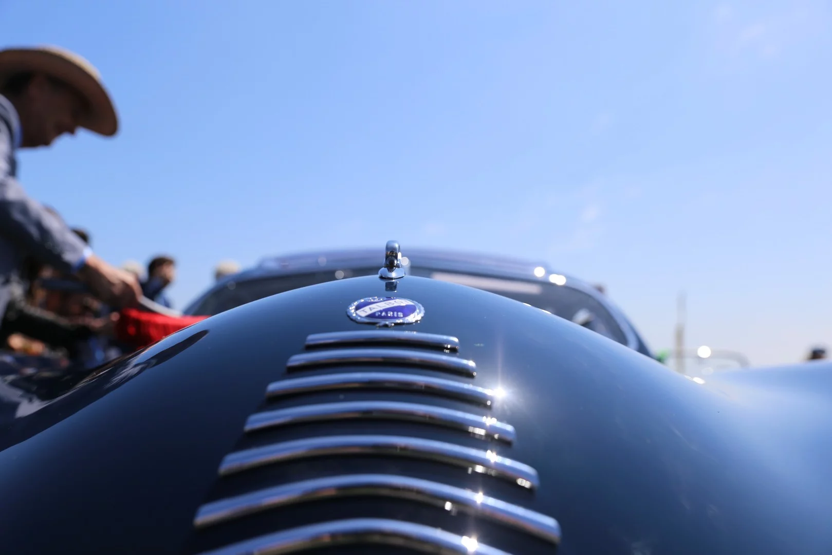 1948 Talbot Lago T26 Grand Sport Figoni Fastback Coupe nose detail