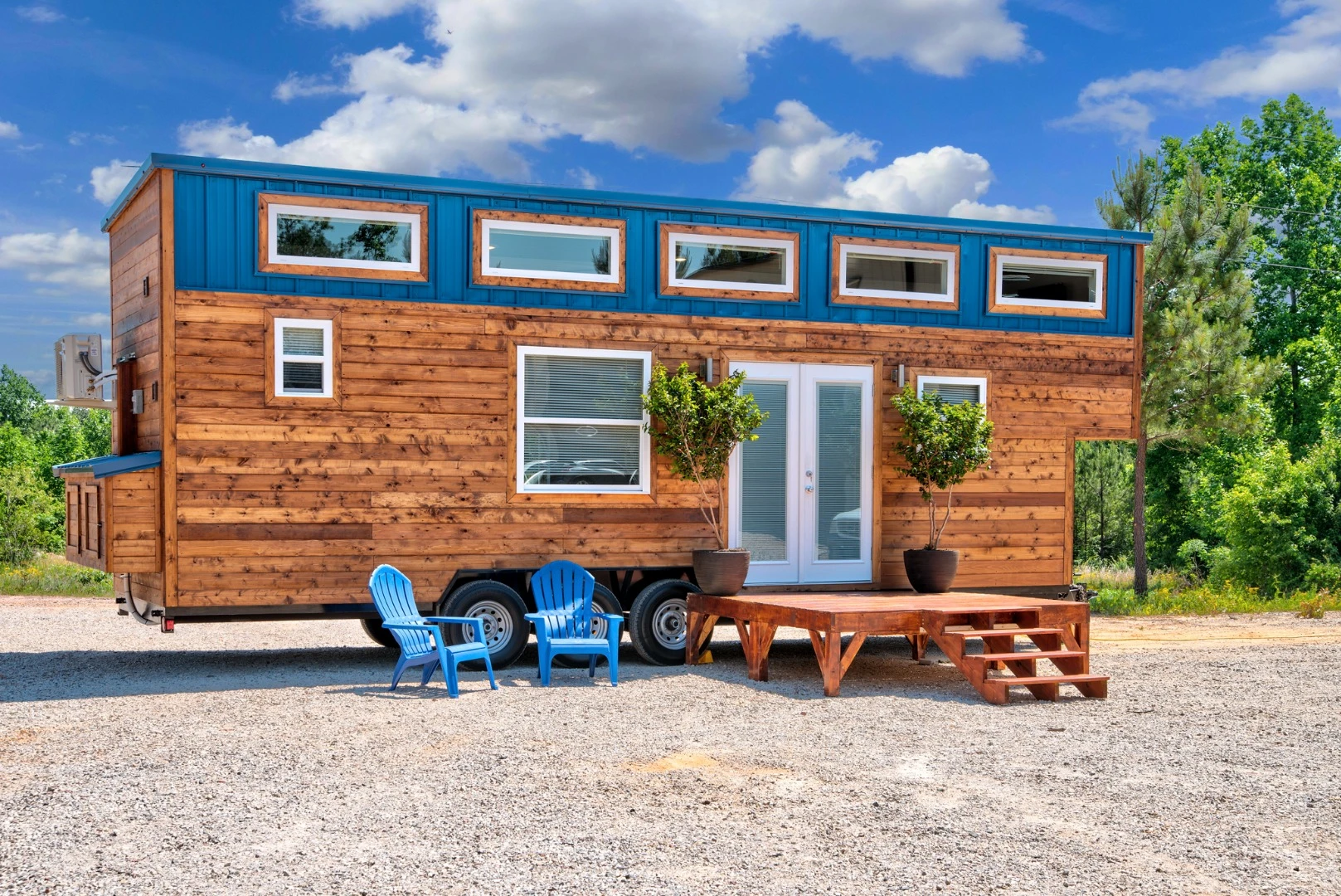 Lofts have become an almost essential component of tiny house living, but few offer the headroom of the recently completed Journey by Alabama Tiny Homes