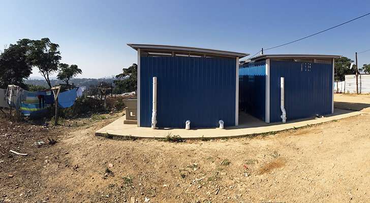 NEWgenerators will be hooked up to Community Ablution Blocks (CABs) in South Africa – facilities provided by the local government that include toilets, showers and sinks