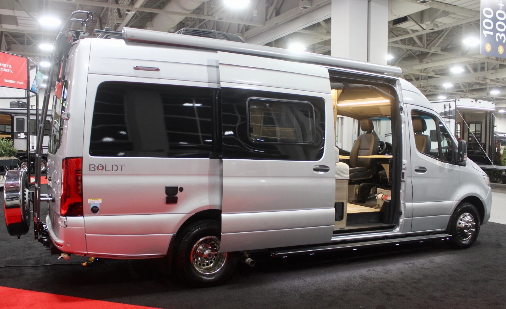 Both Boldt floor plans are based on the 170-in (432-cm) wheelbase Mercedes Sprinter