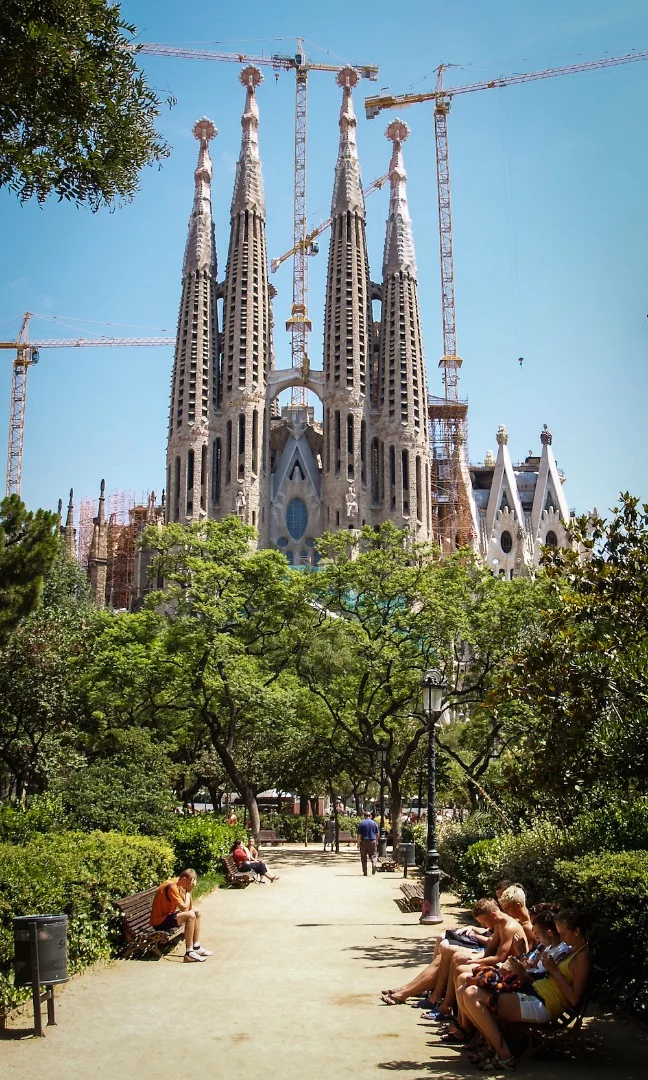 The cornerstone of La Sagrada Familia was laid in 1882