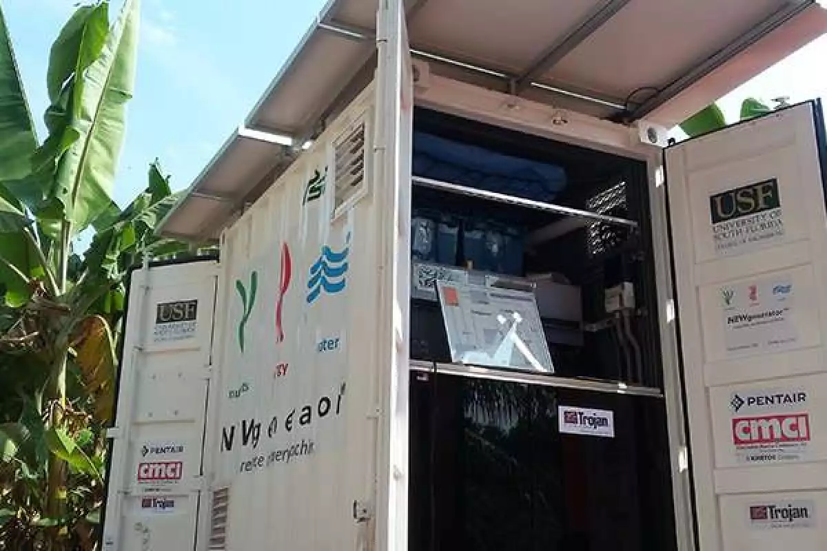 Designed for use in developing countries, the NEWgenerator can recover energy, clean water and fertilizer from wastewater