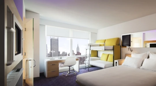 New York Premium Cabin Double Bunk (Image: Yotel)