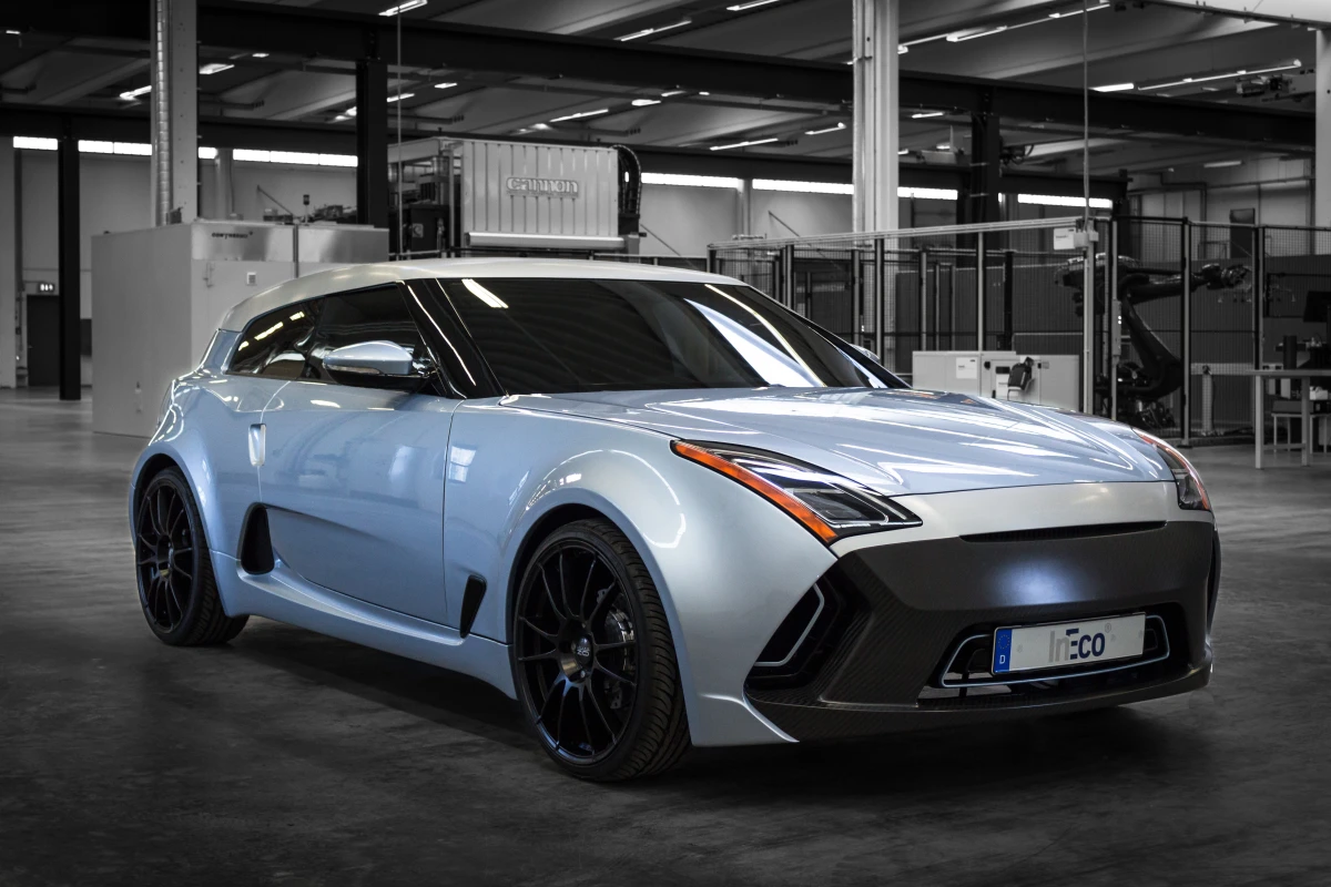The InEco demonstrator vehicle was displayed at the 2013 Frankfurt Motor Show