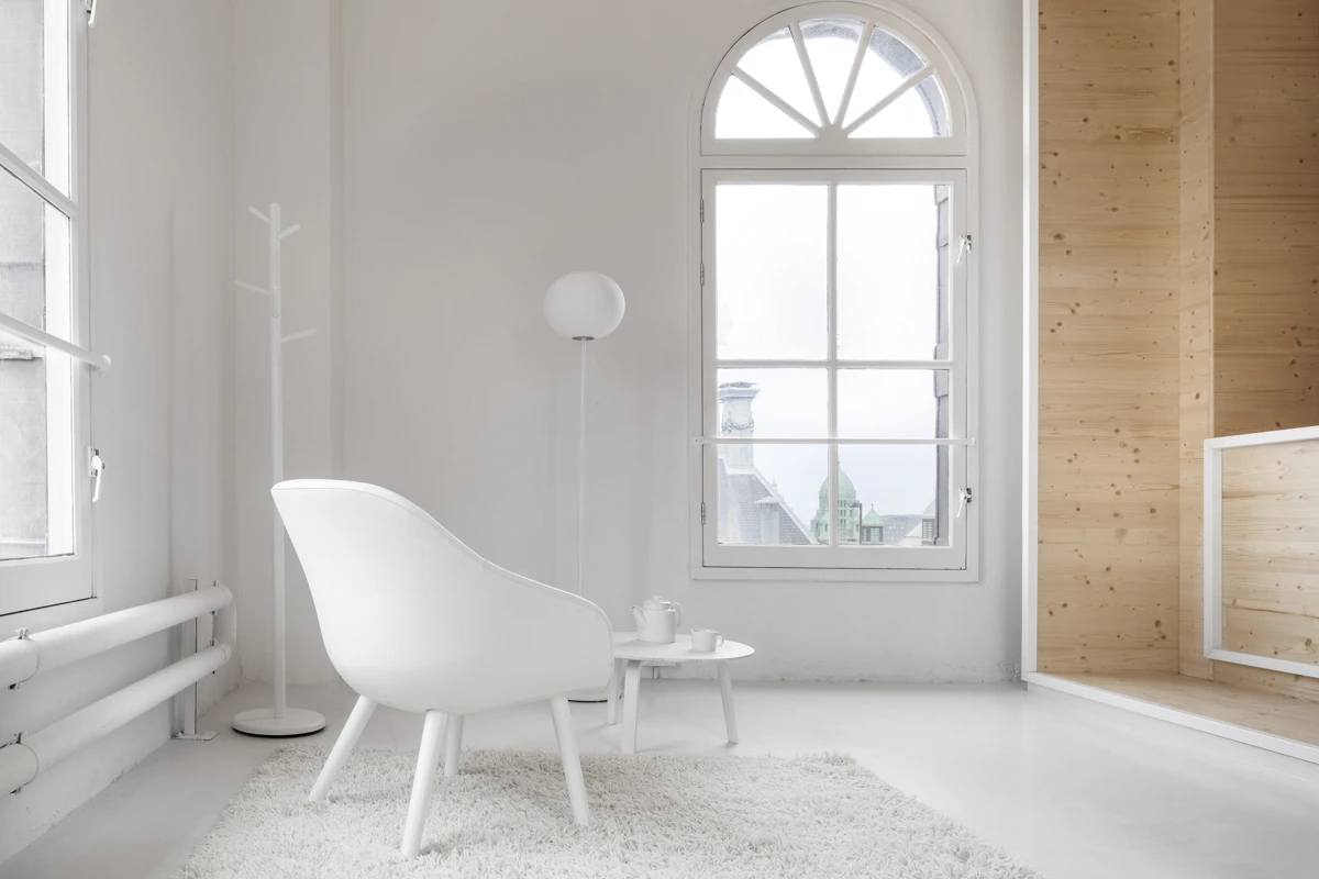 The project, dubbed Room on a Roof comprises one room which has been divided in two (Photo: i29)