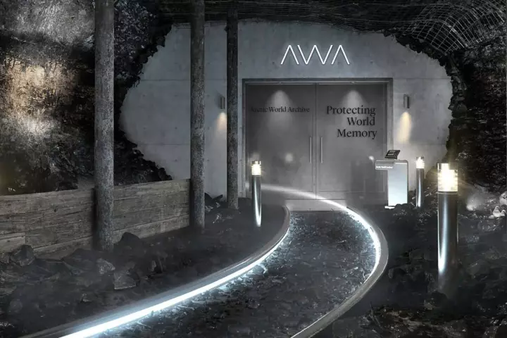 The Arctic World Archive vault contains backups of information from all over the world, in case of disaster