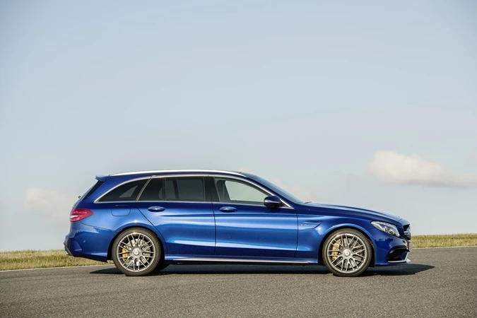 A side view of the Mercedes-AMG C 63 Estate