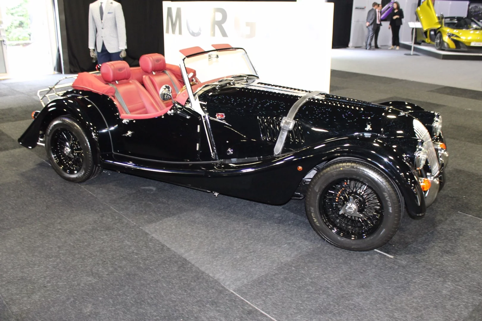 The Morgan Plus 4 is powered by a 2.0-liter Ford engine