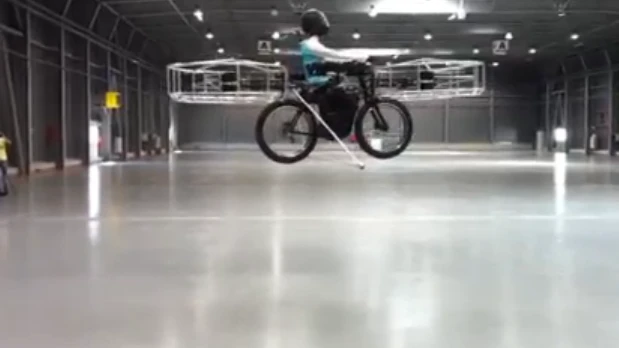 The F-Bike takes flight in Prague
