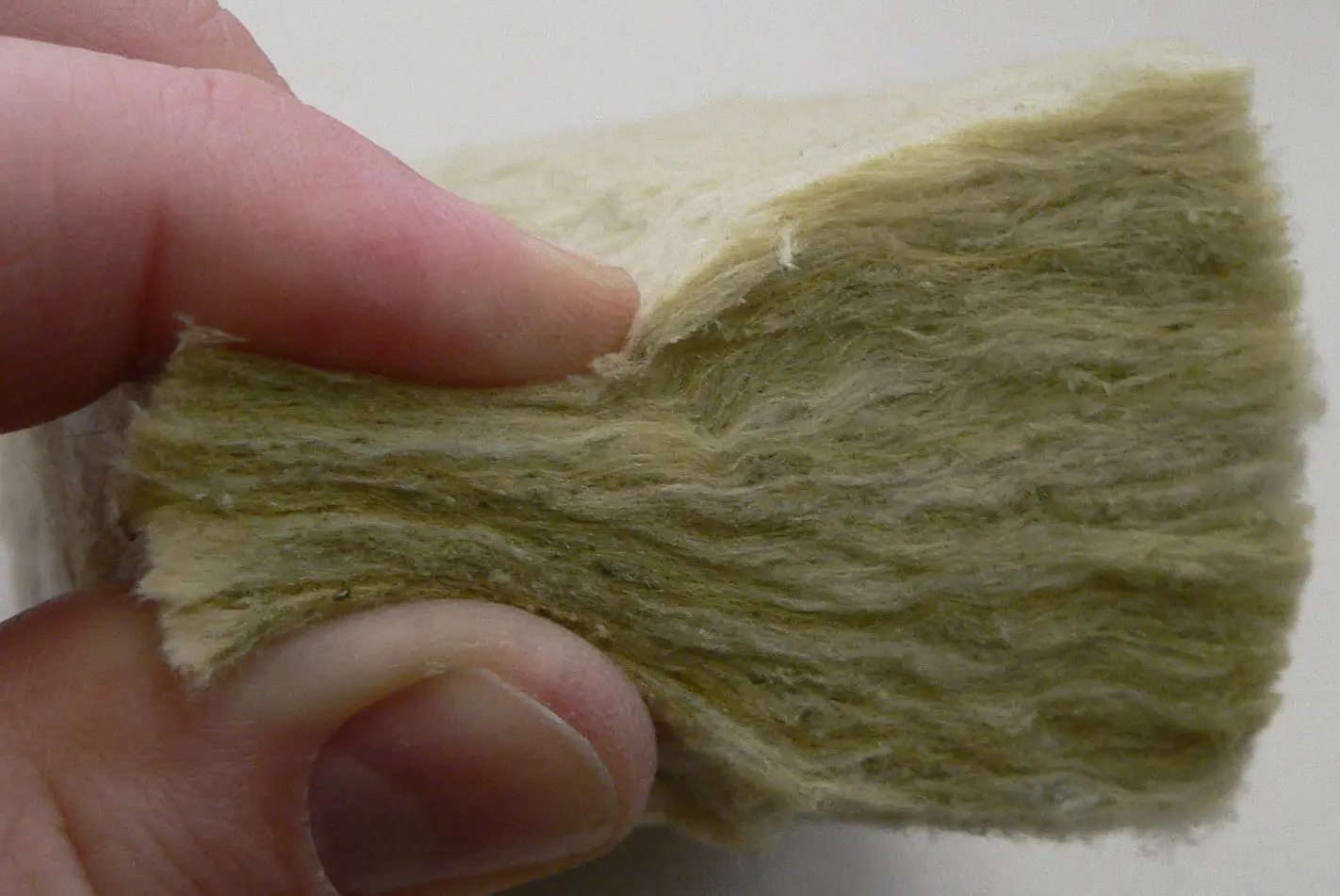 Humans use materials such as artificial rock wool, which mimics the texture of the warm coats of animals like sheep, to insulate buildings Credit: Achim Hering/Wikimedia Commons