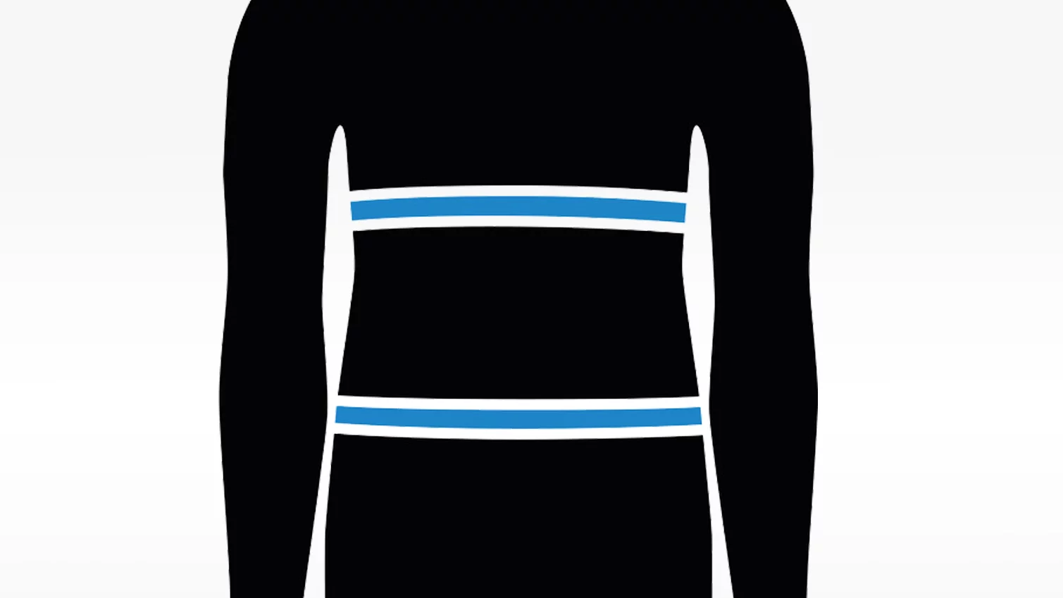 The shirt's sensors are woven directly into the material