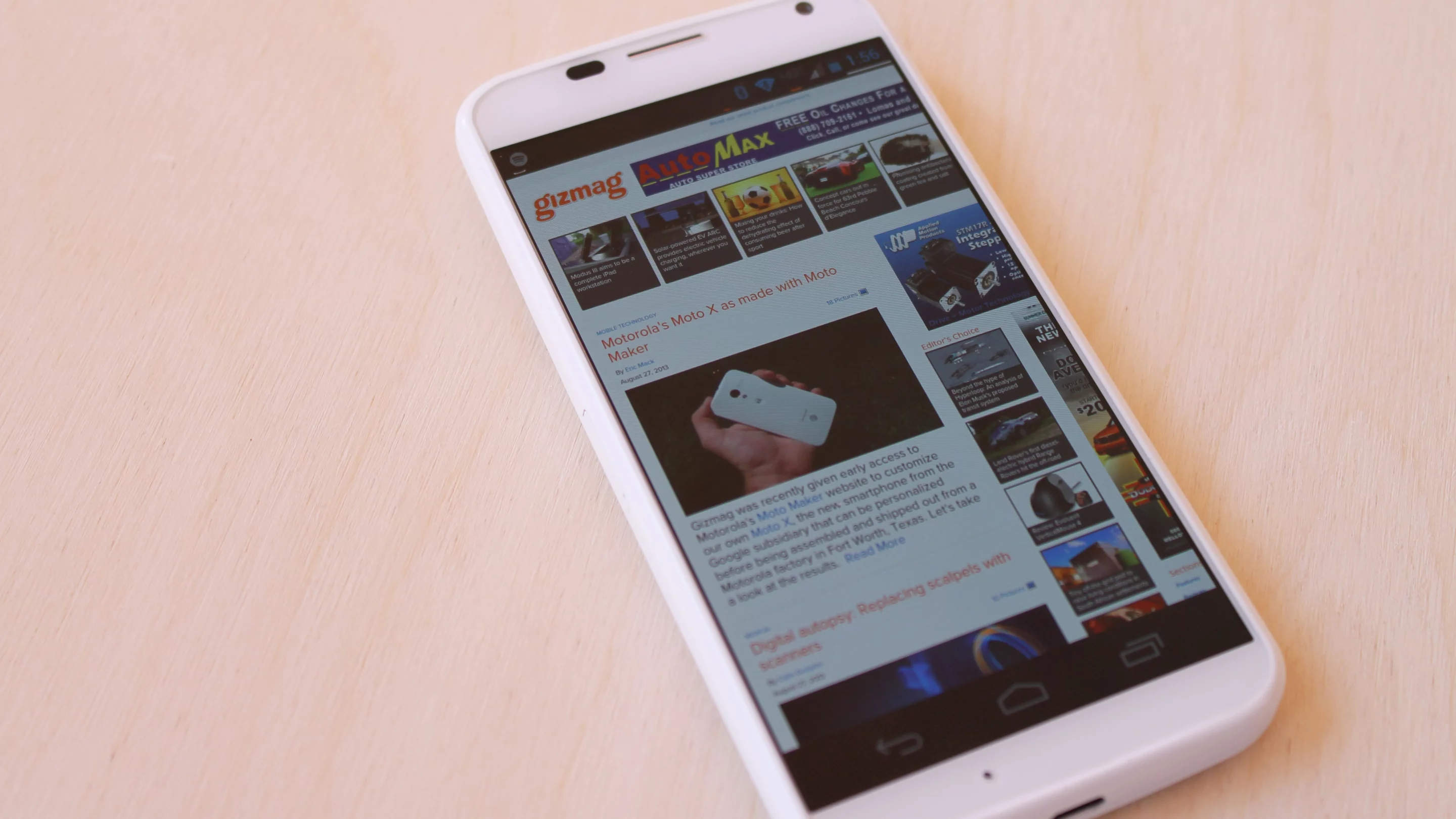 Performance isn't cutting-edge on the Moto X, but it doesn't need to be