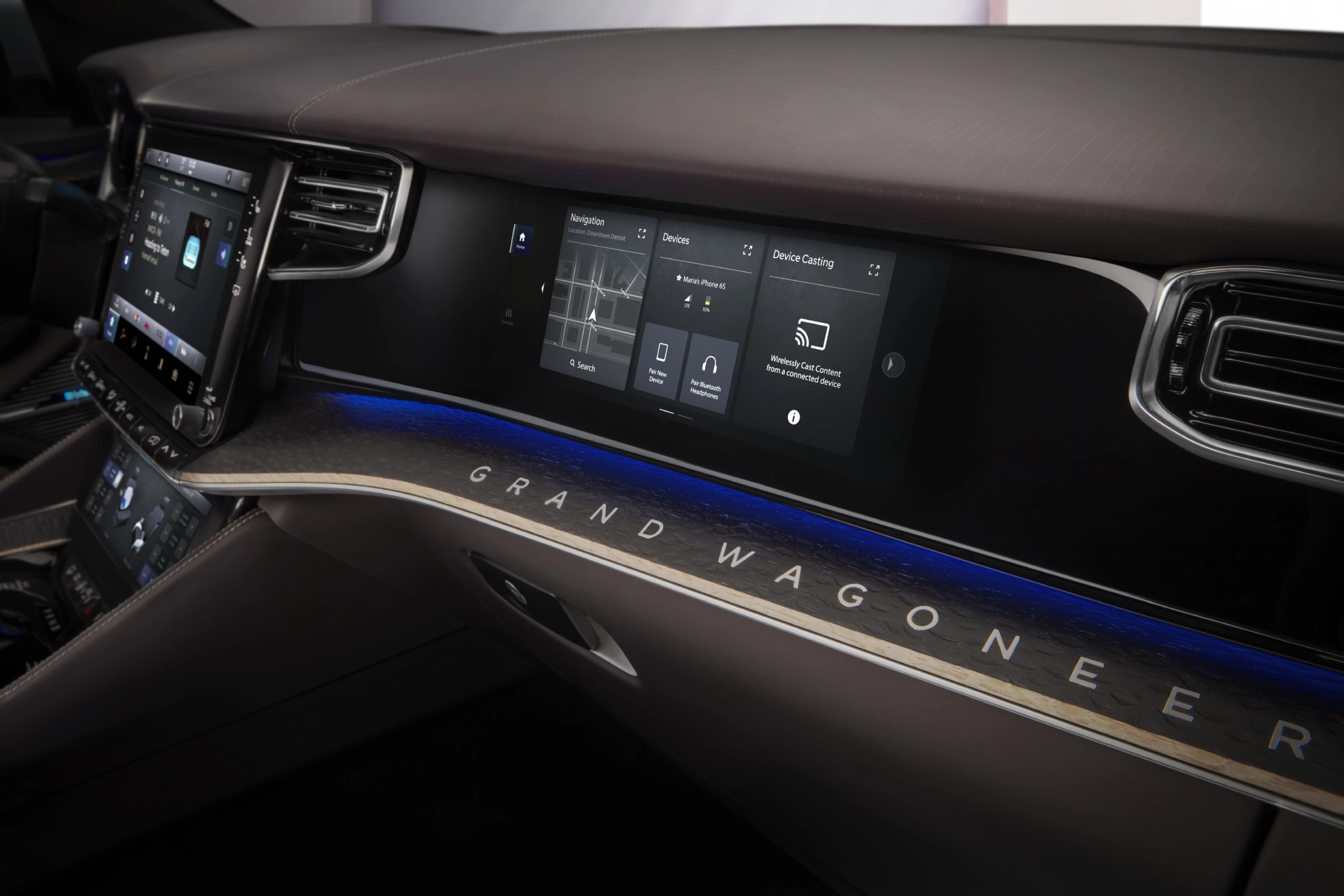 Yes, even the front passenger in the Jeep Grand Wagoneer Concept has a touchscreen