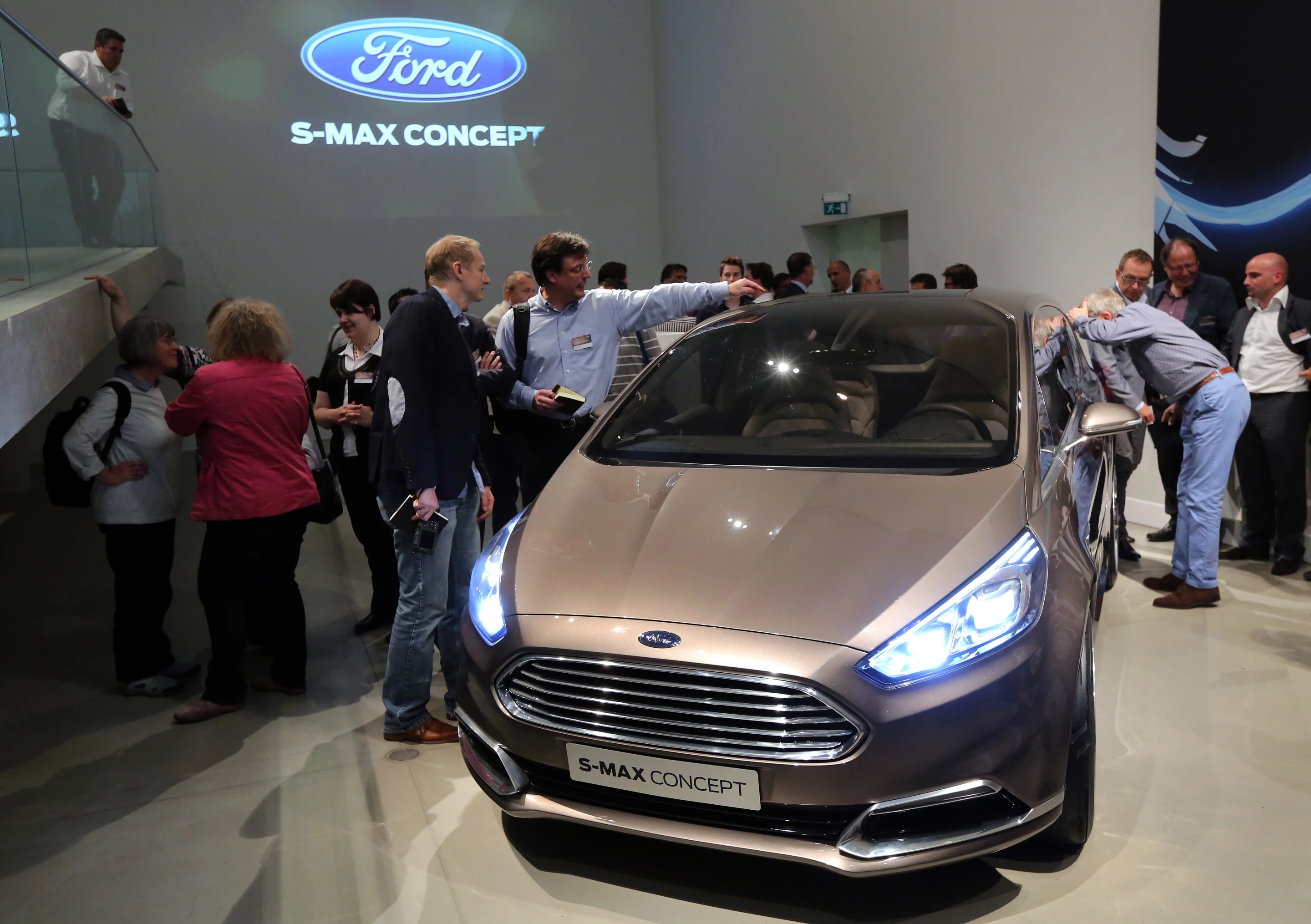 The Ford S-Max Concept unveiling to the media
