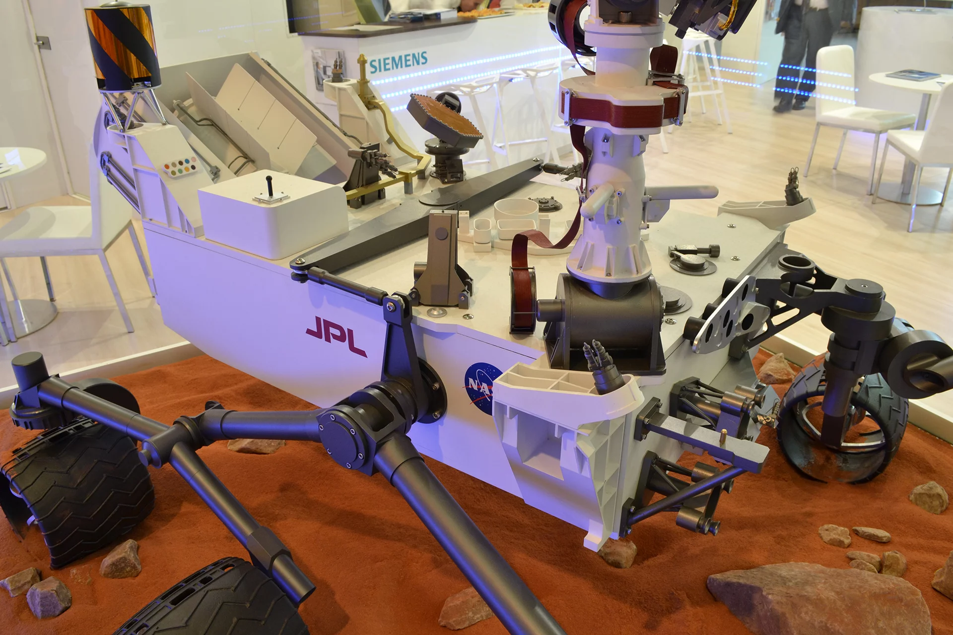 Mars Rover model (Photo: Paul Ridden/Gizmag)