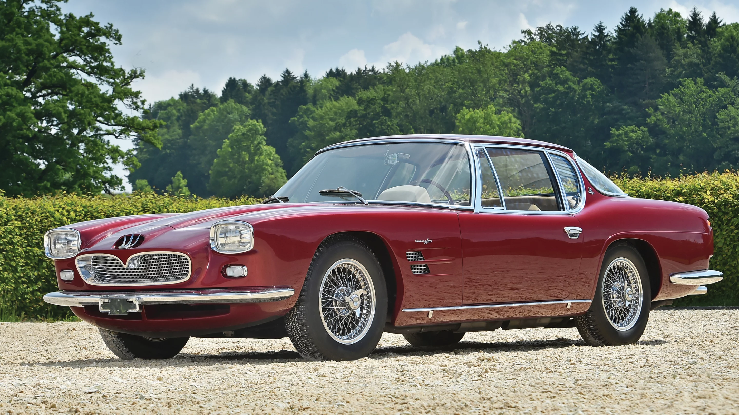 1963 Maserati 5000 GT by Frua. Auctioneer's Estimate: US$2,200,000 - $2,900,000. Photo Credit: Tim ScottOfficial Auction Description and Images