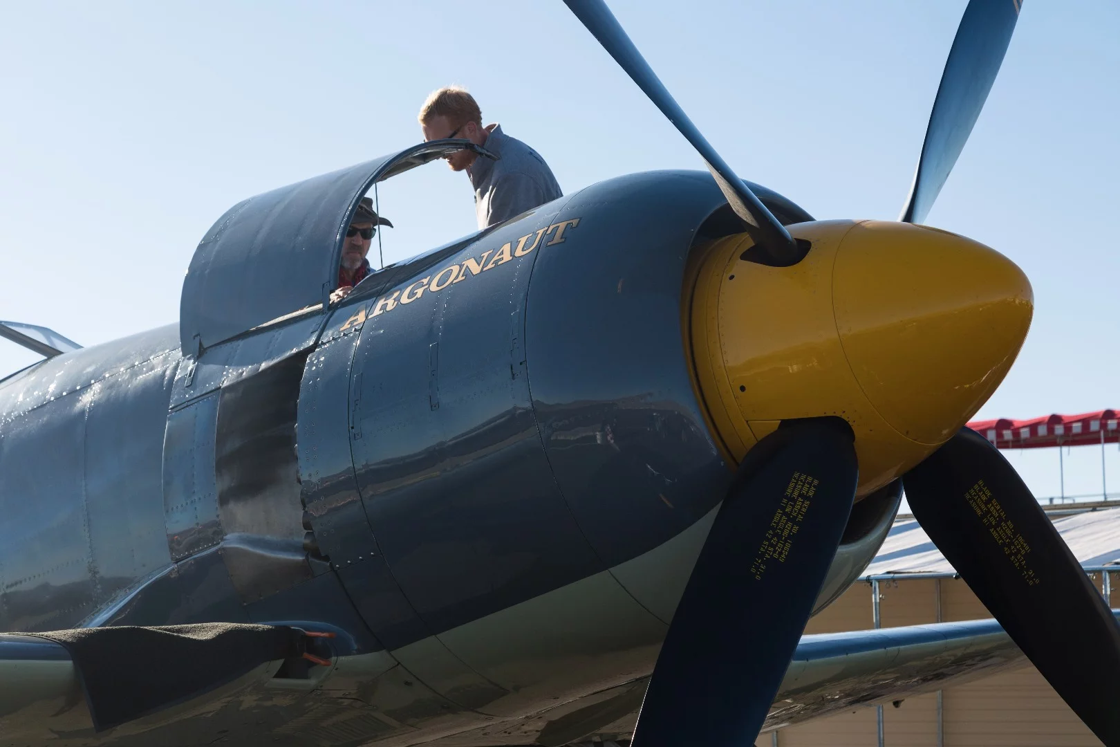 Argonaut, a Hawker Sea Fury from the Unlimited class